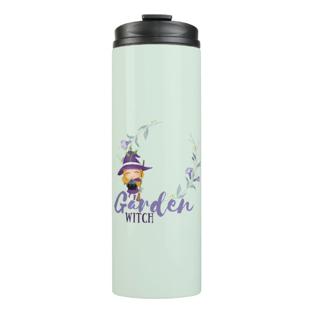 GARDEN WITCH - Personalize with text, spell, sigil Thermal Tumbler (Front)