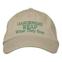 Gardener  embroidered baseball hat