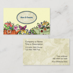Gardener Floral Business Cards