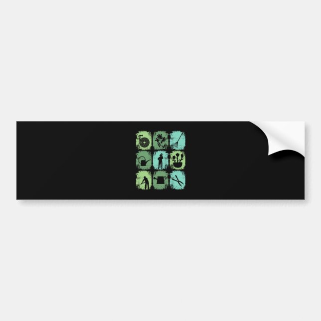 Gardener Garden Tool Bumper Sticker (Front)