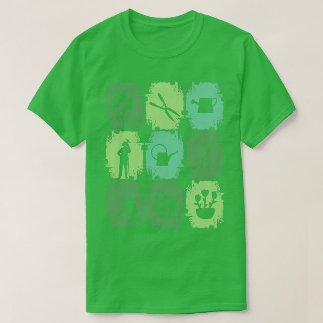 Gardener Garden Tool T-Shirt (Design Front)