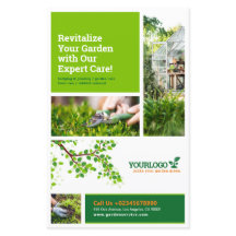 Gardener, Gardening Services, Lawn Care DL Flyer