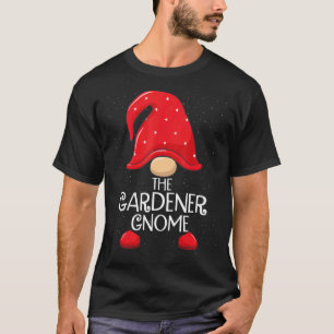 Gardener Gnome Matching Family Group Christmas Par T-Shirt