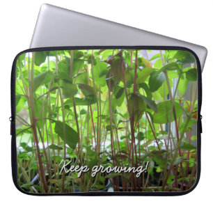 Gardener Keep Growing Plants Laptop Sleeve