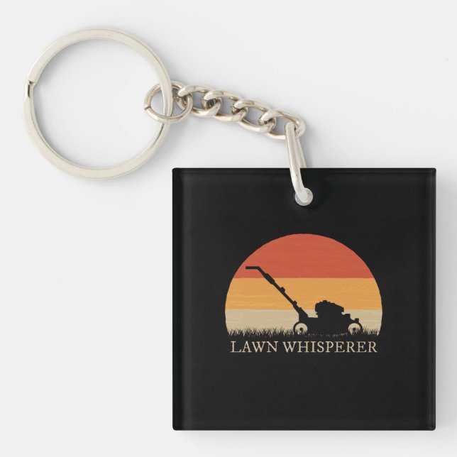 Gardener - Lawn Whisperer Keychain (Front)