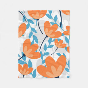 Gardener Lover Love Is Like Wildflowers Fleece Blanket