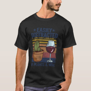 Gardener Mom Plant Daddy Easily Distracted By Plan T-Shirt