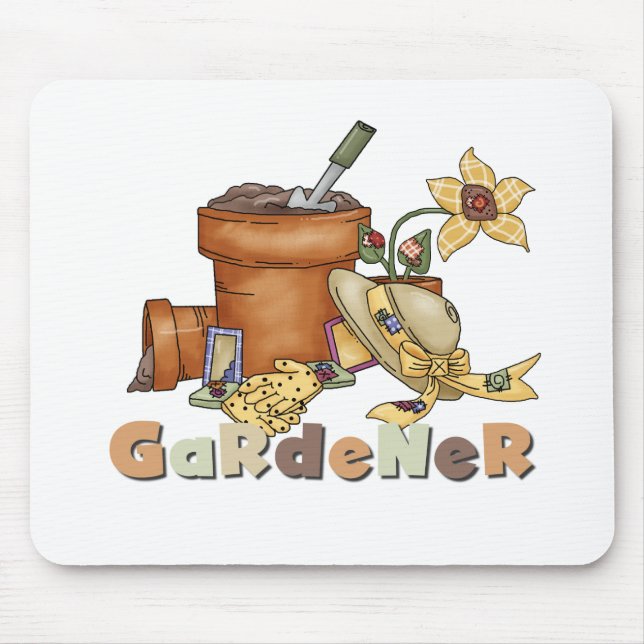 Gardener Mouse Pad (Front)