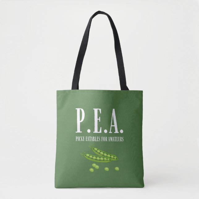 Gardener Sarcastic Pea Tote Bag (Front)