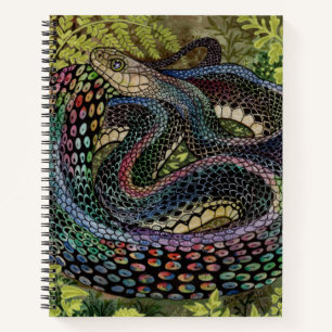Gardener Snake Study Beyond the Skin sketchbook Notebook