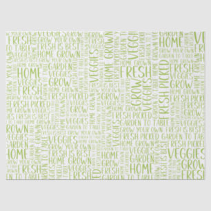 Gardener Veggies Love to Garden Tissue Paper