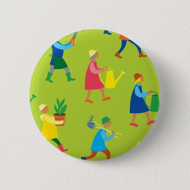 Gardeners 2 Inch Round Button (Front)