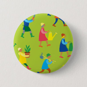 Gardeners 2 Inch Round Button