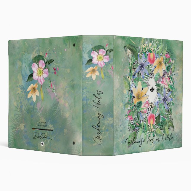 Gardener's Companion Journal, Notebook & Scrapbook Binder (Background)