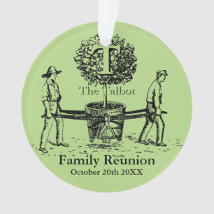Gardeners Family Reunion ornament custom Name