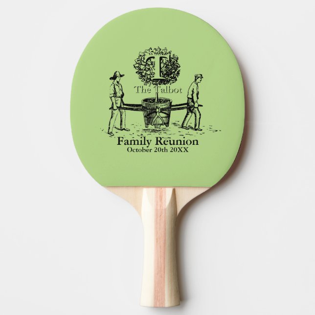 Gardeners Family Reunion personalized PingP Paddle (Front)