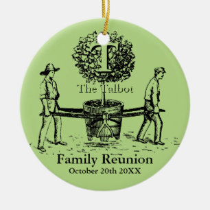 Gardeners Family Reunion R Ornament custom Name