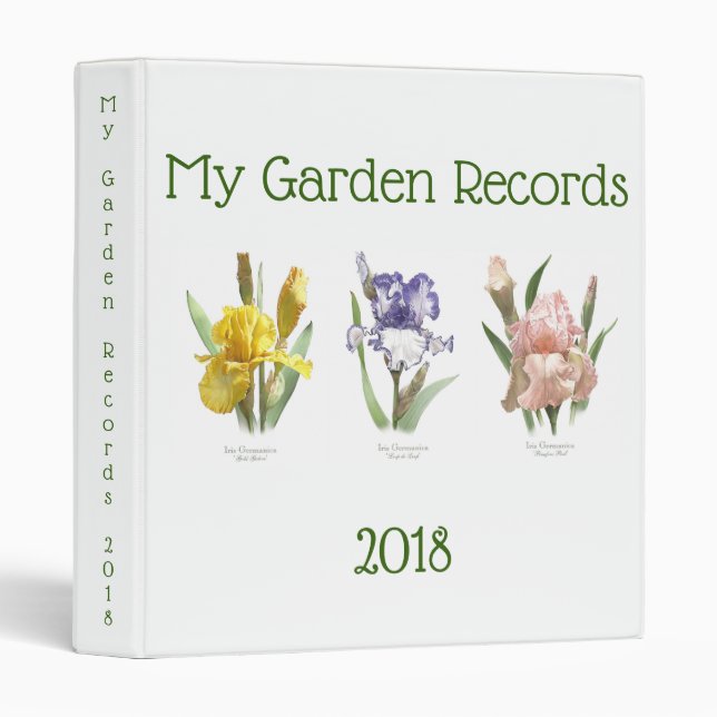 Gardener's Floral Binder (Front/Spine)