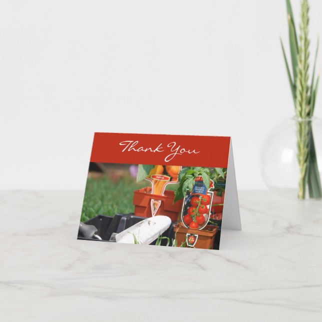 Gardener's Thank You Card (Front)