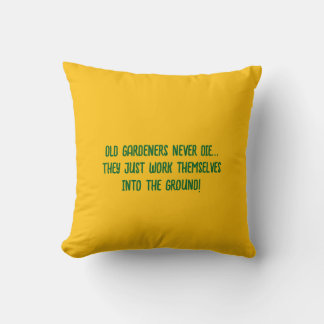 Gardeners Throw Pillow