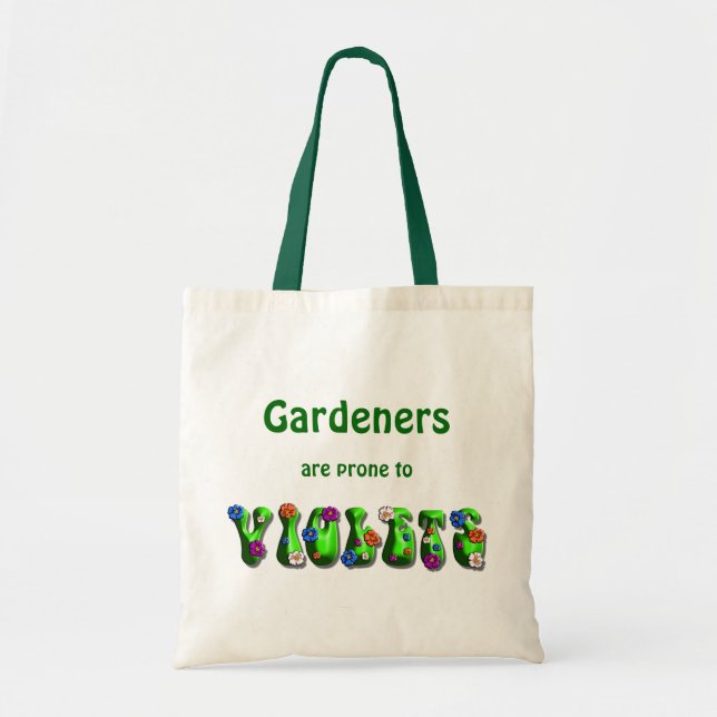 Gardeners & Violets - Budget Tote Bag (Front)