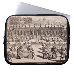 Gardeners working in an orange garden, from 'Le Pa Laptop Sleeve