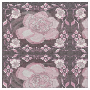 Gardenia Flora Pattern Fabric