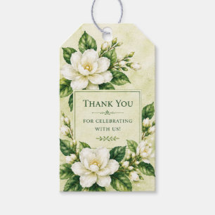 Gardenia Thank you for celebrating with us Gift Tags