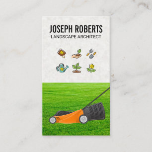Gardenia Tools   Lawn Mower  Business Card