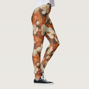 Gardenias Flower Athletic Gardenias Fantasy For Leggings