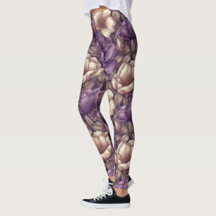 Gardenias Flower Athletic Gardenias Floral Best  Leggings