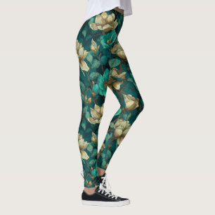 Gardenias Flower Athletic Gardenias Themed Gifts Leggings
