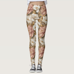 Gardenias Flower Crossfit Gardenias Sparkle Leggings