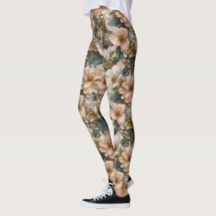 Gardenias Flower Running Gardenias Luxury Gifts Leggings