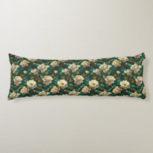 Gardenias Nature Beach House Decor Floral Outdoor Body Pillow
