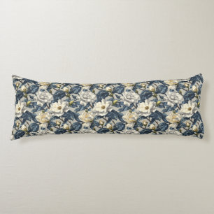 Gardenias Print Room Decor Cottagecore Wedge Body Pillow
