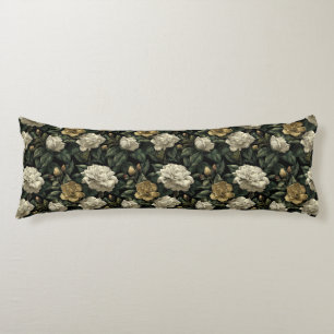 Gardenias Texture Aesthetic Decor Hawaiian Bed Body Pillow