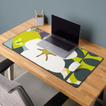 Gardénie blanche Abstraite Florales Color Block Mo