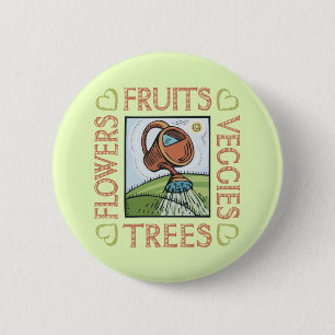 Gardening 2 Inch Round Button