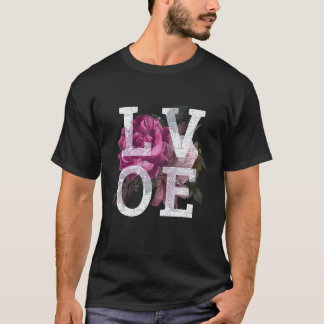 Gardening 4\Blossom Love Rose Bloom Flower With Le T-Shirt