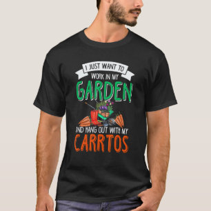 Gardening 4\Carrots Vegan Gardening Garden Gardene T-Shirt