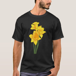 Gardening 4\Daffodils Flowers Floral Style Spring  T-Shirt