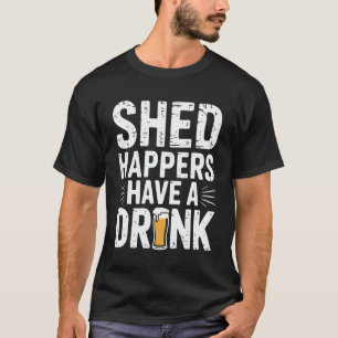 Gardening 4\Drinking Shed Bar Pun Beer Garden Pub T-Shirt