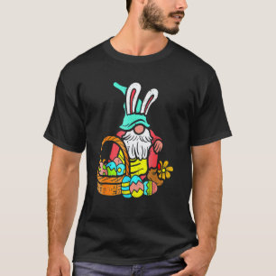 Gardening 4\Easter Eggs Nordic Garden Gnome Bunny T-Shirt