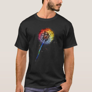 Gardening 4\Florists, Dandelion, Garden, Rainbow F T-Shirt