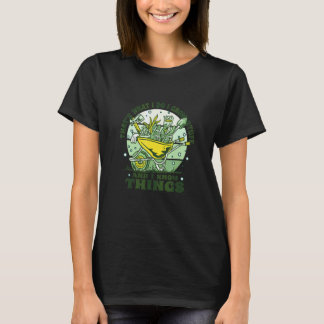 Gardening 4\Gardening I Grow Stuff And I Know Thin T-Shirt