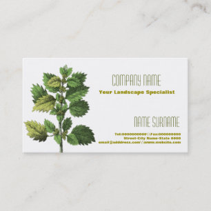 Gardening and hedge cutting business card