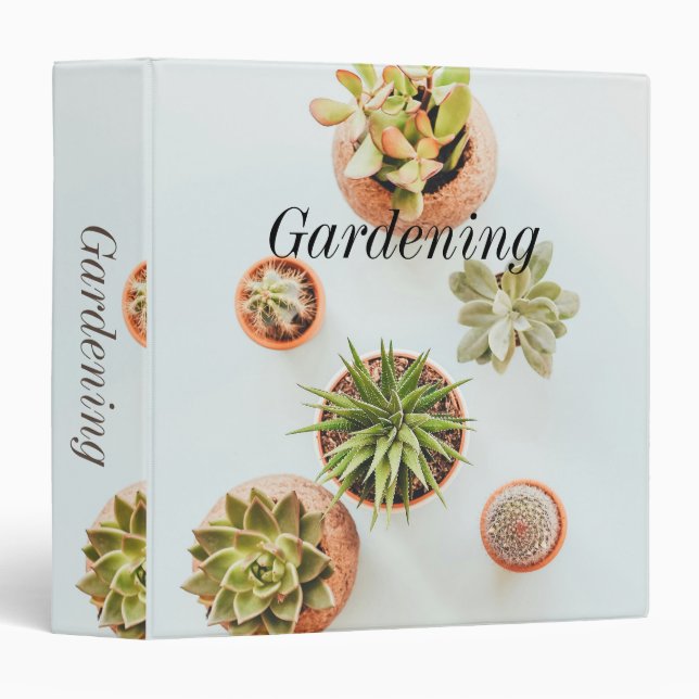 Gardening Binder Folder (Front/Spine)