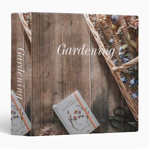 Gardening Binder Folder