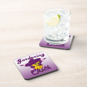 Gardening Chick #9 Coaster